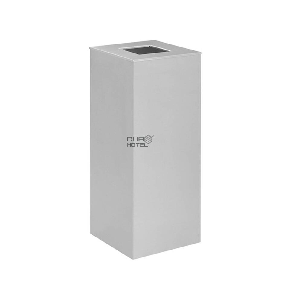 Square Box in Brushed Stainless Steel